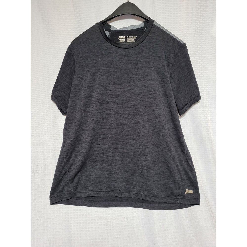 Penn Mens‎ 3XL Charcoal Gray Space Dye Performance Athletic T-Shirt Short Sleeve